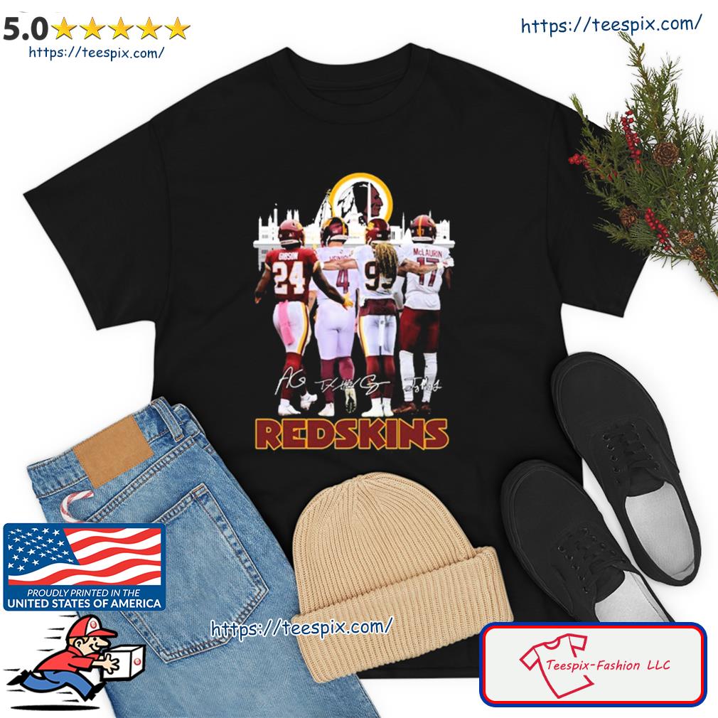 Washington Redskins Skyline Gibson Taylor Heinicke Chase Young And Mclaurin Signature Shirt