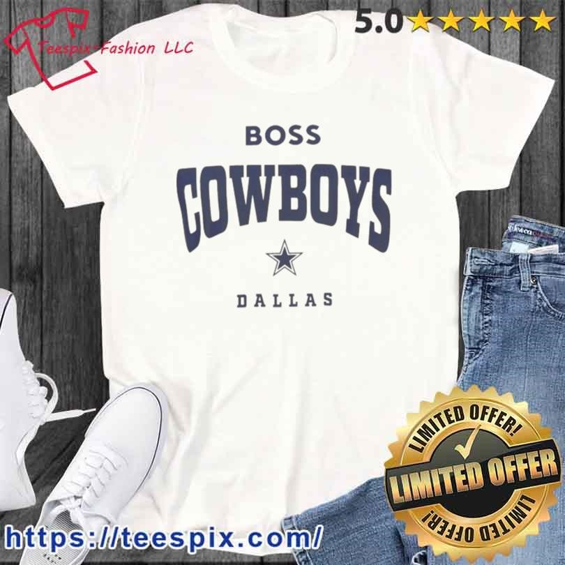 Men's Boss x NFL White Dallas Cowboys Huddle T-Shirt Size: Small