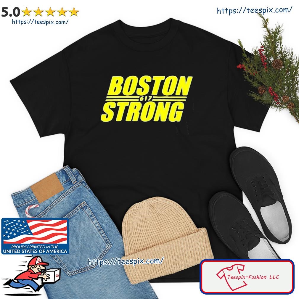 Boston 617 Strong Bruins Style Print