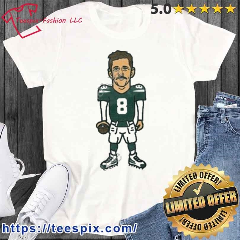 Aaron Rodgers 8 Cartoon New York Jets Shirt