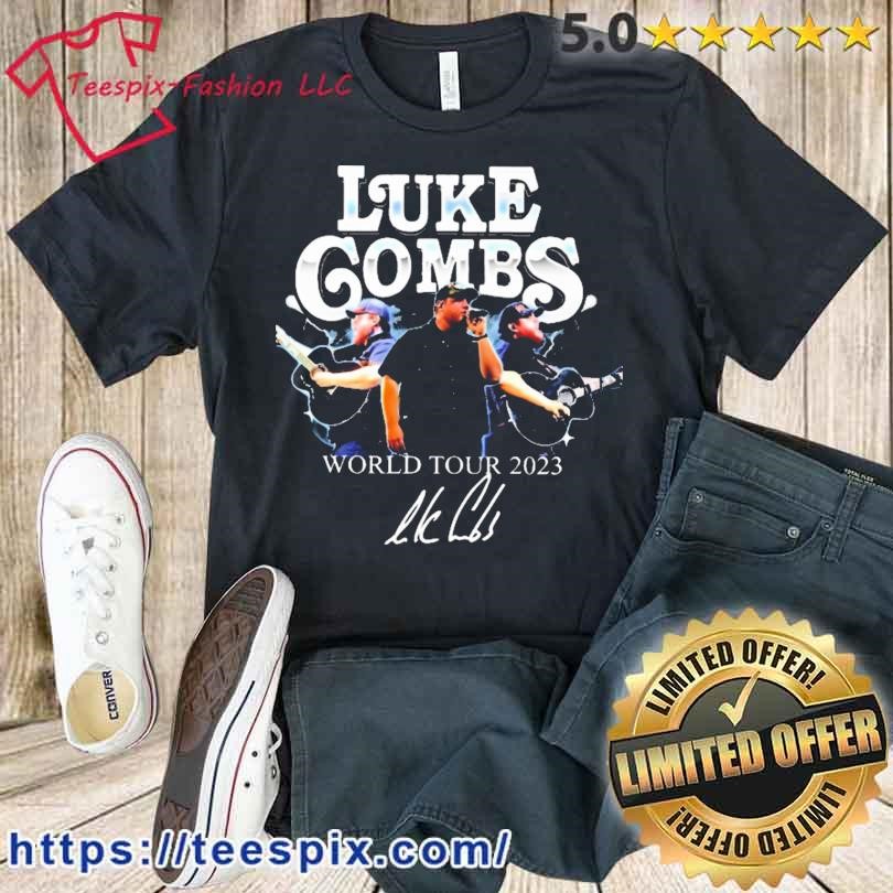 Luke Combs World Tour 2023 Signature Shirt – Teespix Fashion LLC