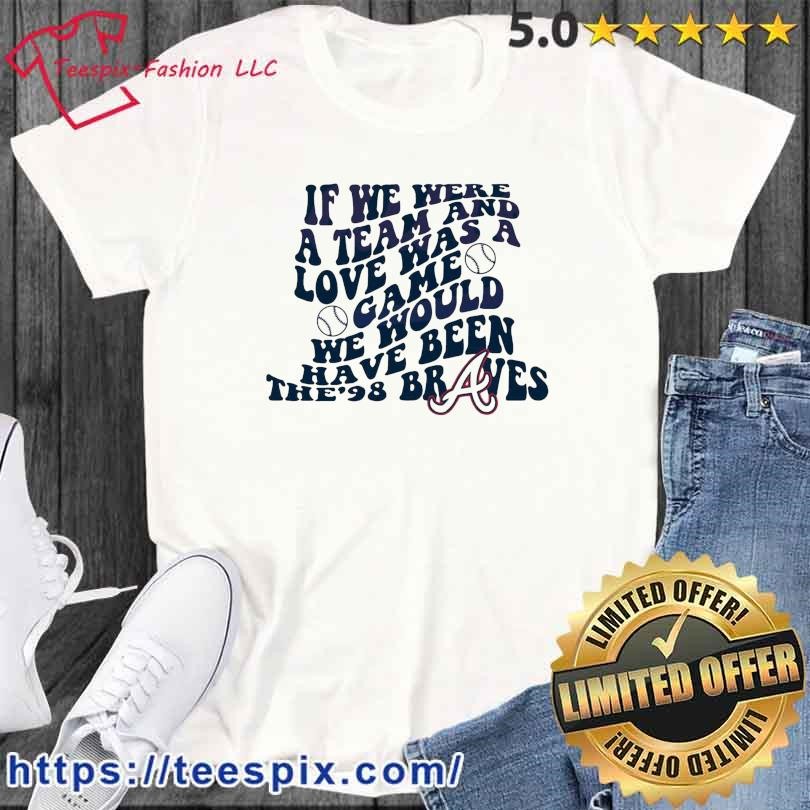 Liquid Blue Athletic T-Shirt  Atlanta Braves Steal Your Base Navy