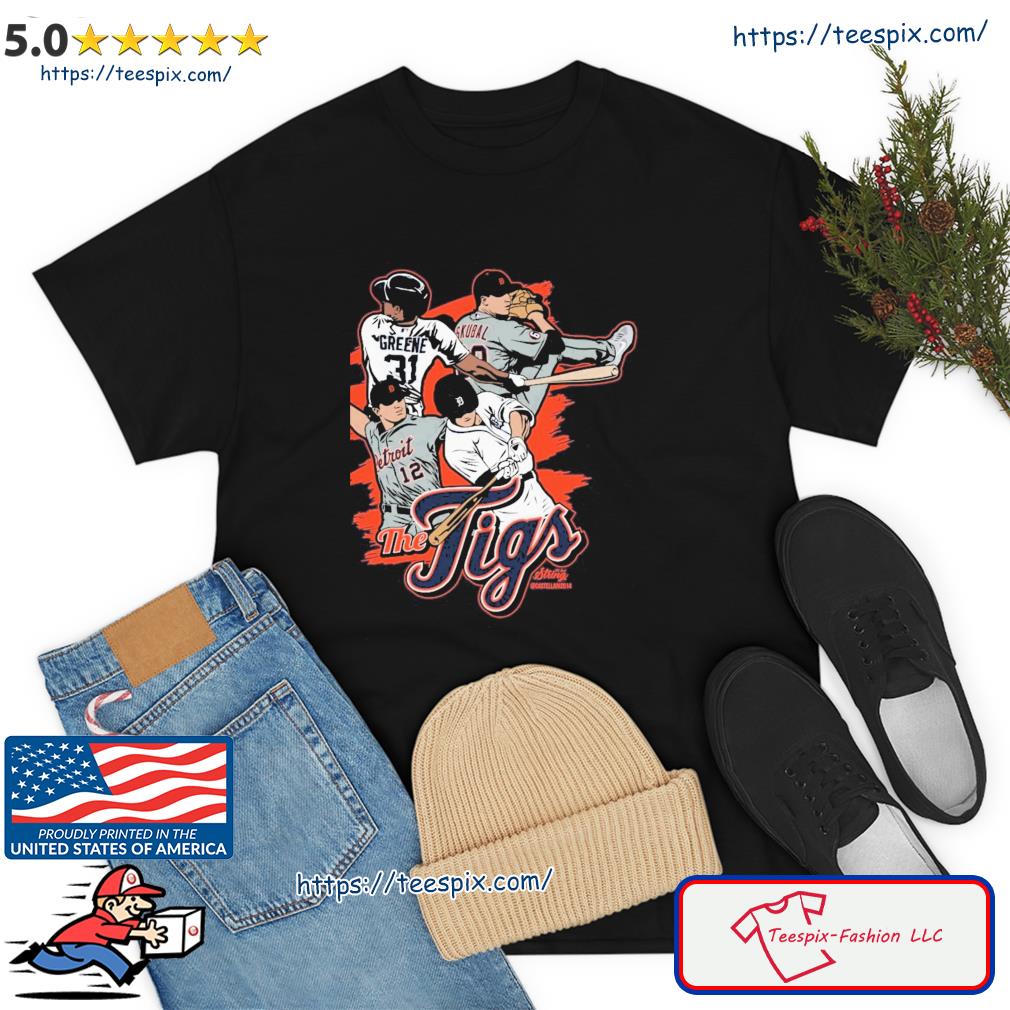 Kiss Detroit Tigers Dressed to Kill Navy T-Shirt