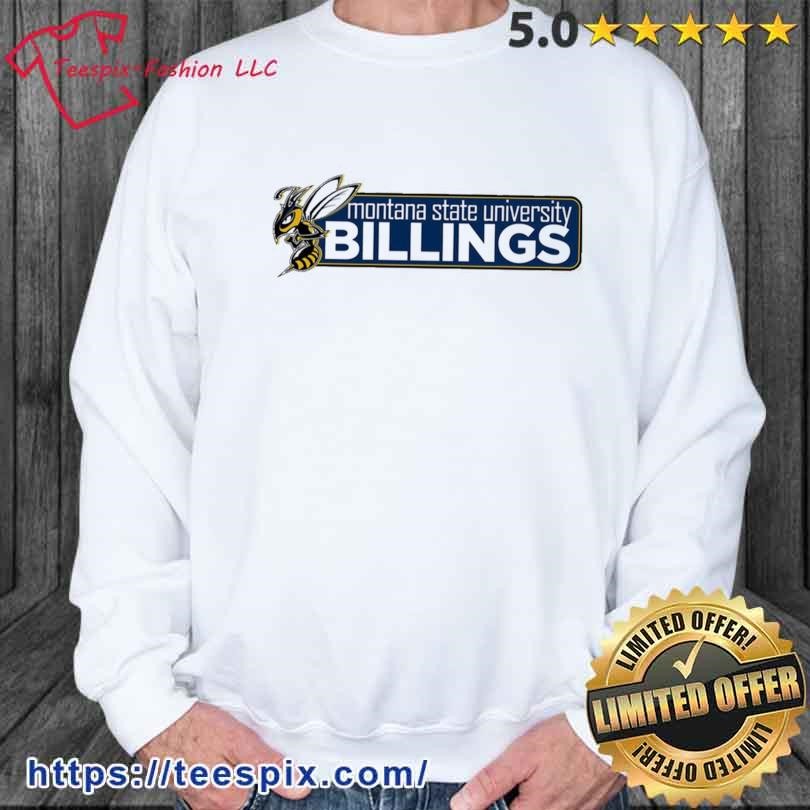 Blue Logo Montana State Billings Yellowjackets Shirt sweater.jpg