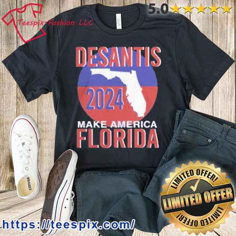 Desantis 2024 Patriot Map Shirt