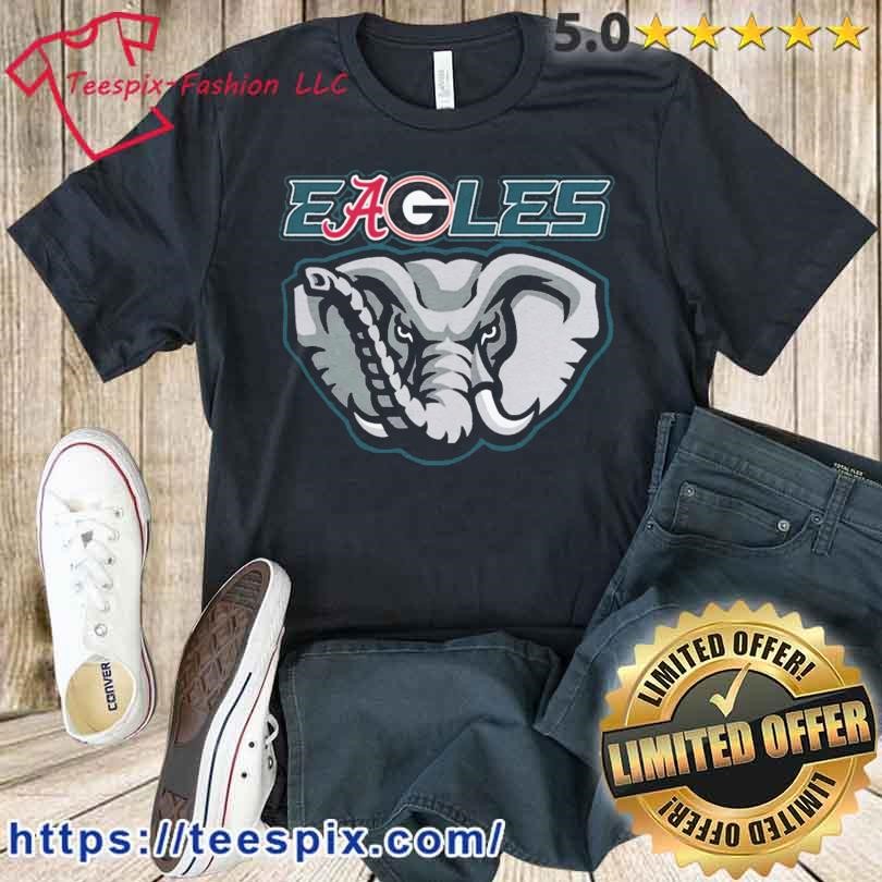 EAgles Philadelphia Eagles And Alabama Crimson Tide Logo Shirt - Teespix -  Store Fashion LLC