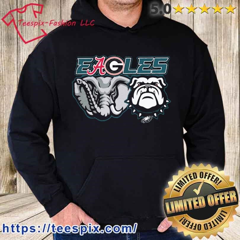 Philadelphia Alabama Georgia Bulldogs Eagles Logo Shirt