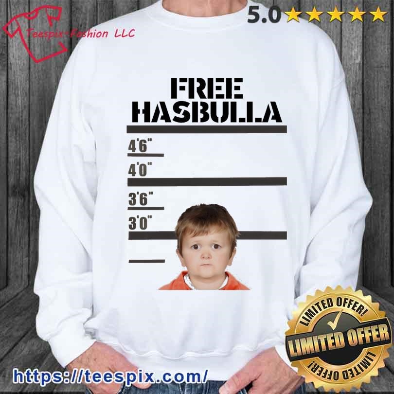 Mugshot Hasbulla Free Hasbulla Shirt sweater.jpg