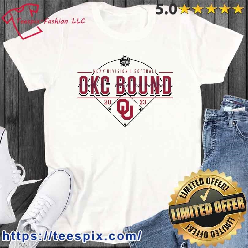 Oklahoma Sooners OKC Bound 2023 NCAA DI Softball Shirt