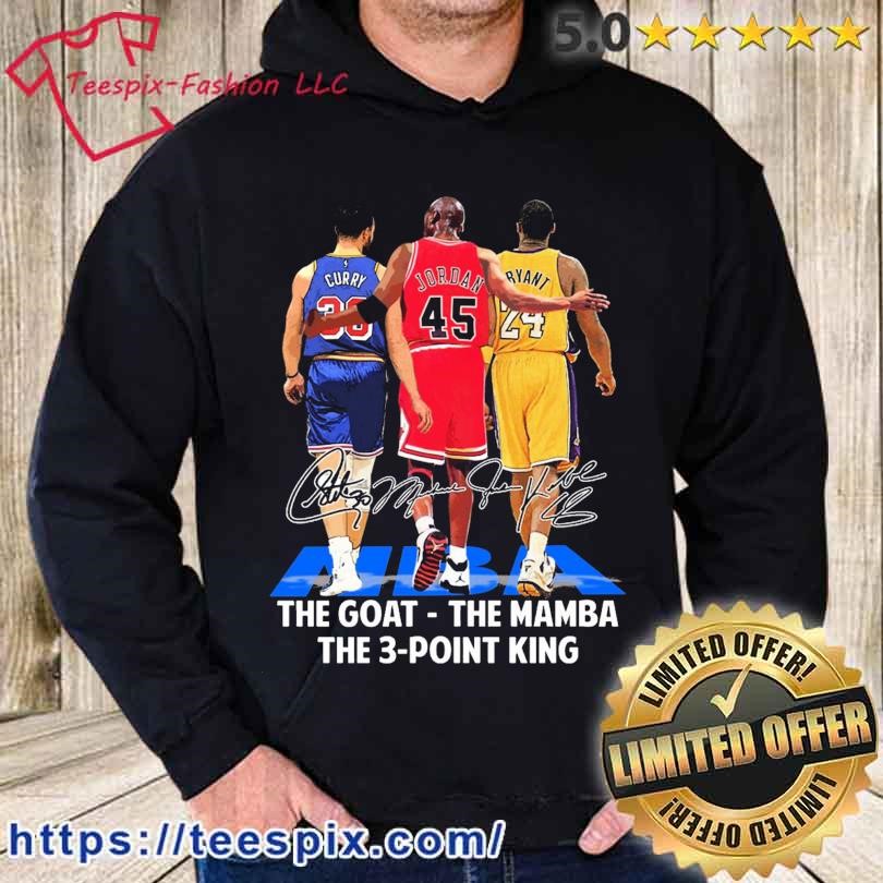 Kobe Bryant Michael Jordan friends signature t-shirt