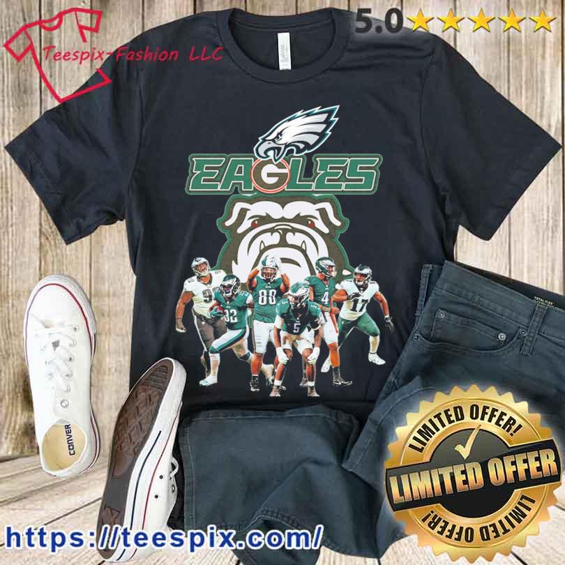 Eagles Dawgs Philadelphia Eagles And Georgia Bulldogs Players Shirt -  Teespix - Store Fashion LLC