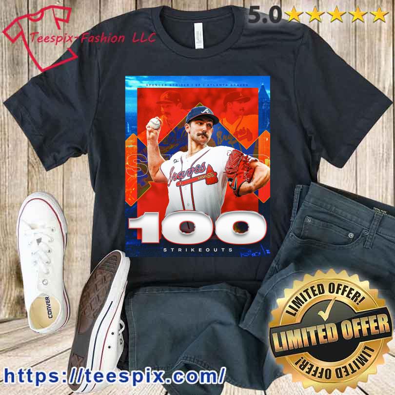 Spencer Strider Mustache Shirt Atlanta Braves Tshirt Graphic Tee Black 4XL Sweatshirt | AllAboutTee