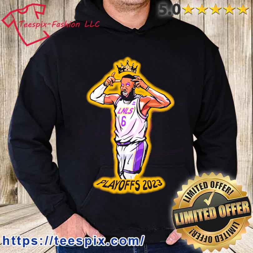 The King Playoffs 2023 Late Night Show Lebron James Lakers Shirt