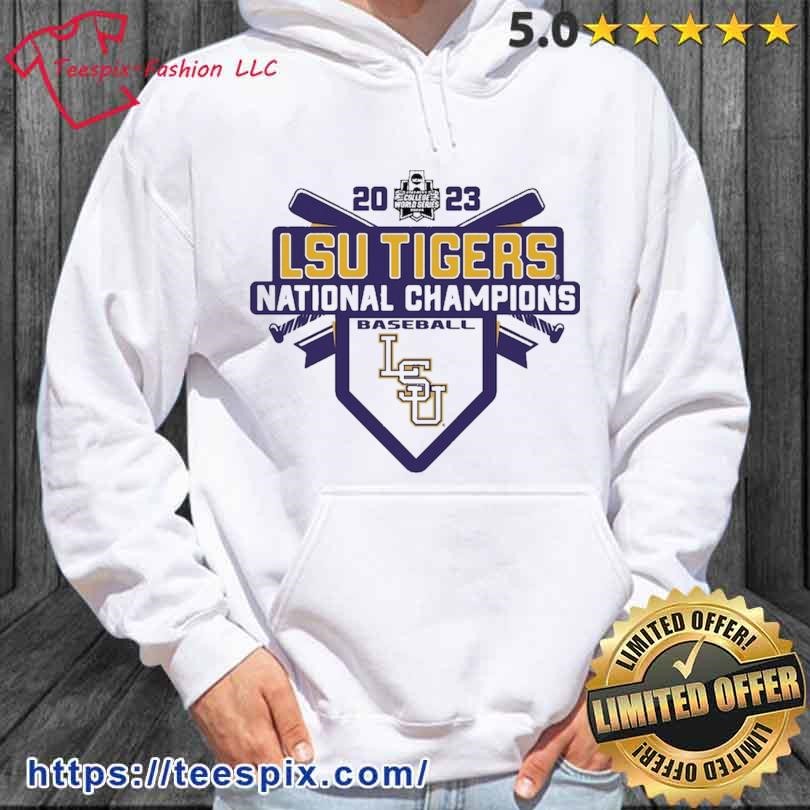 Unisex Champion White LSU Tigers 2023 NCAA Men's Baseball