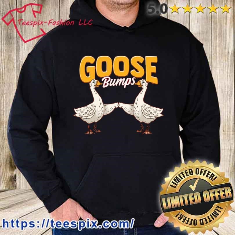 Silly goose animal pun sticker with hat