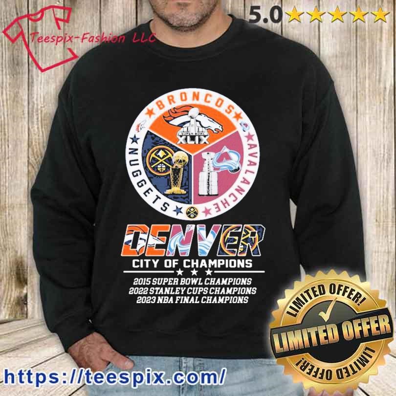 Denver Broncos Super Bowl Champions Crew Shirt - Teespix - Store Fashion LLC