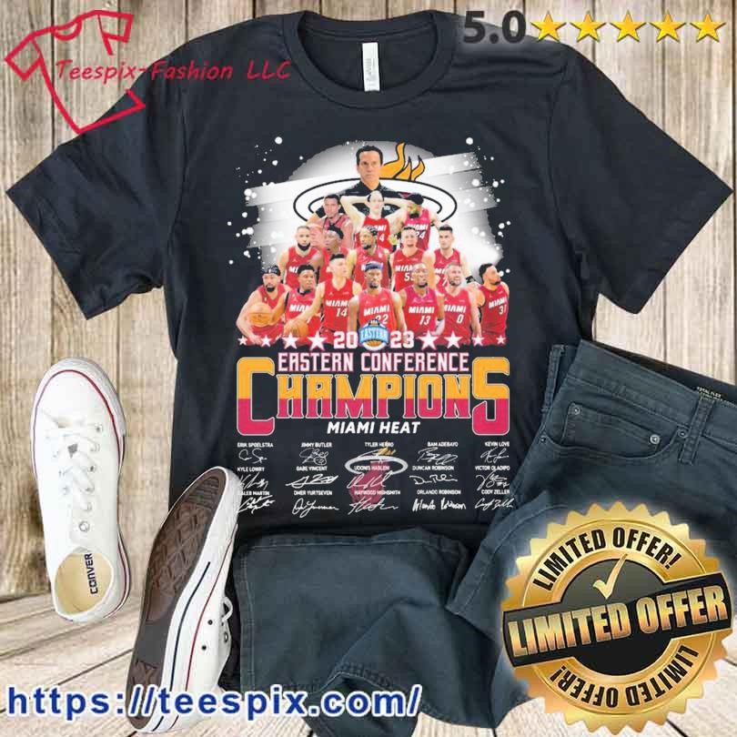 Eastern Conference Champions Miami Heat Signature Shirt