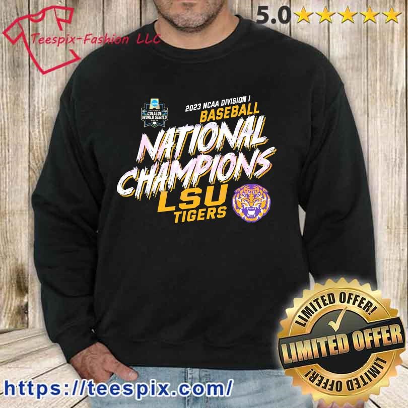 LSU Tigers 2023 NCAA Division I Baseball Champions Shirt sweater.jpg