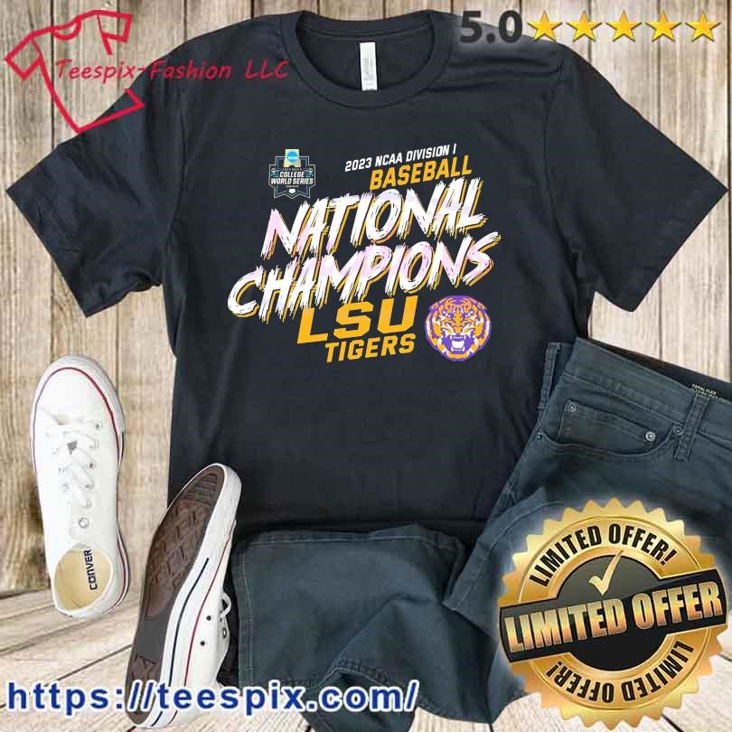 LSU Tigers 2023 NCAA Division I Baseball Champions Shirt