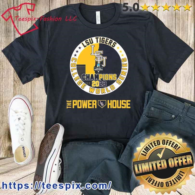 LSU Tigers the power house of college baseball shirt, hoodie