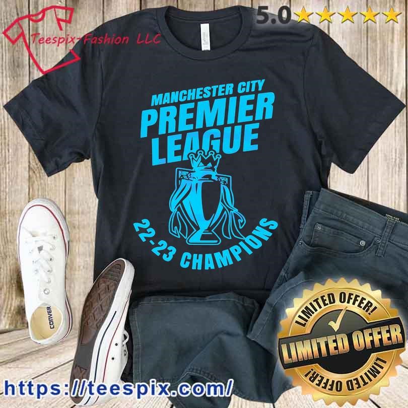 Manchester City 22/23 League Champions Men's Tee