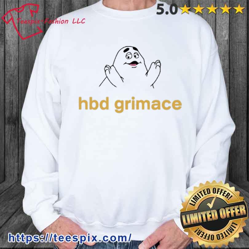 Hbd Grimace Shirt sweater