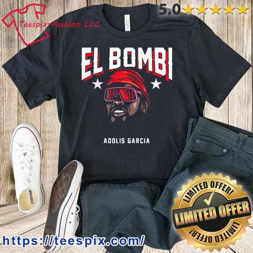 Adolis Garcia El Bombi Svg Texas Ranger Star shirt, hoodie, longsleeve,  sweater