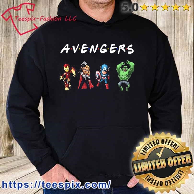 Avengers Iron Man Thor Captain Hulk Chipi Shirt hoodie.jpg