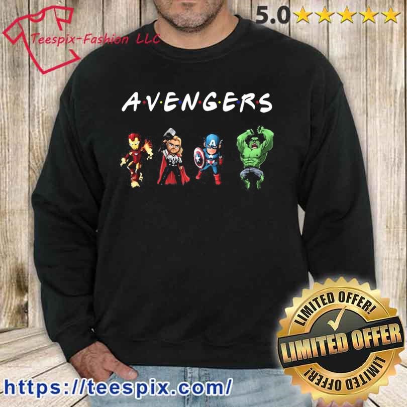 Avengers Iron Man Thor Captain Hulk Chipi Shirt sweater.jpg