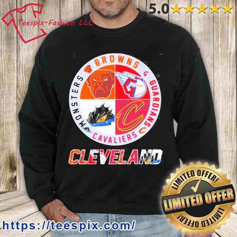 Cleveland Monsters Browns Guardians Cavaliers Logo Shirt sweater.jpg