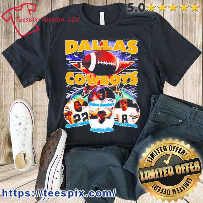 Dallas Cowboys Legend Deion Sanders Emmitt Smith Michael Irvin Troy Aikman  Shirt - Teespix - Store Fashion LLC