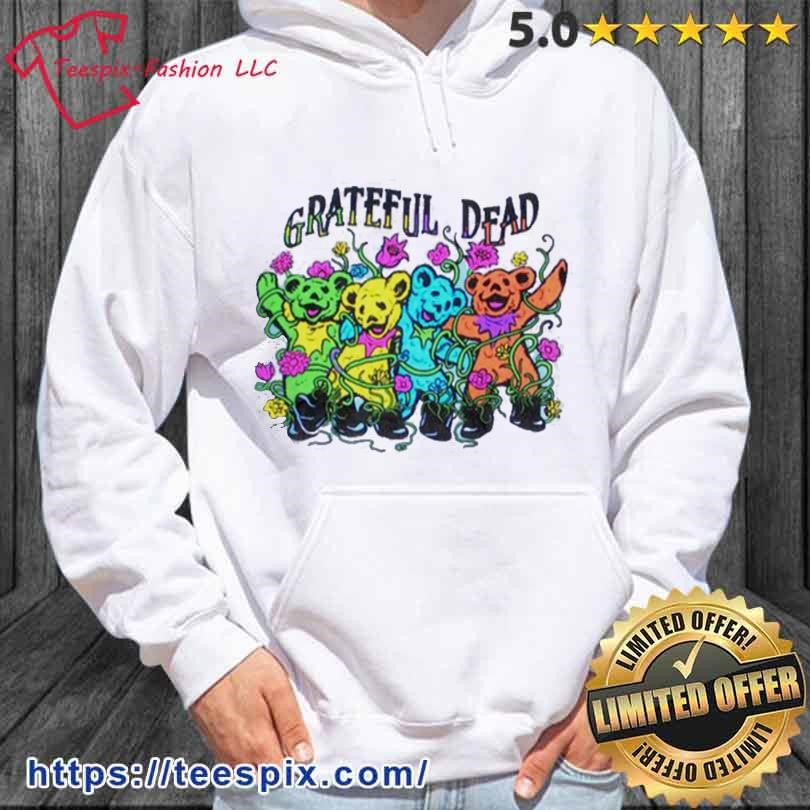 Grateful Dead Bears And Flowers Shirt - Teespix - Store Fashion LLC