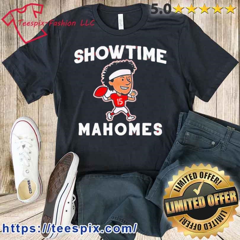 Patrick Mahomes showtime kids cartoon shirt, hoodie, sweater, long sleeve  and tank top