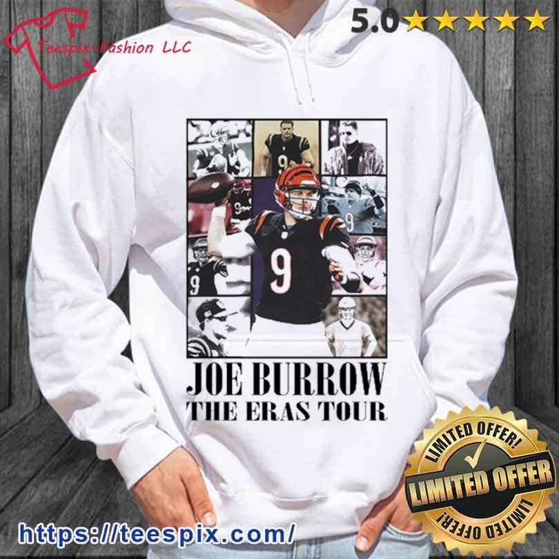 Joe Burrow the eras tour shirt, hoodie, sweater, long sleeve and