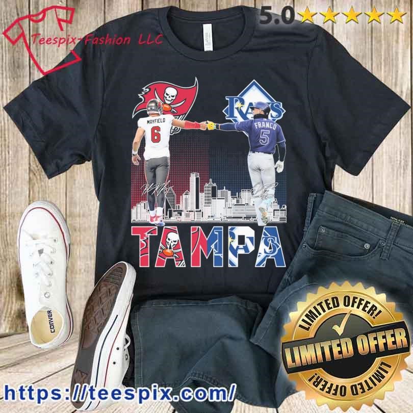 Baker Mayfield And Wander Franco Tampa Sports Signatures Shirt