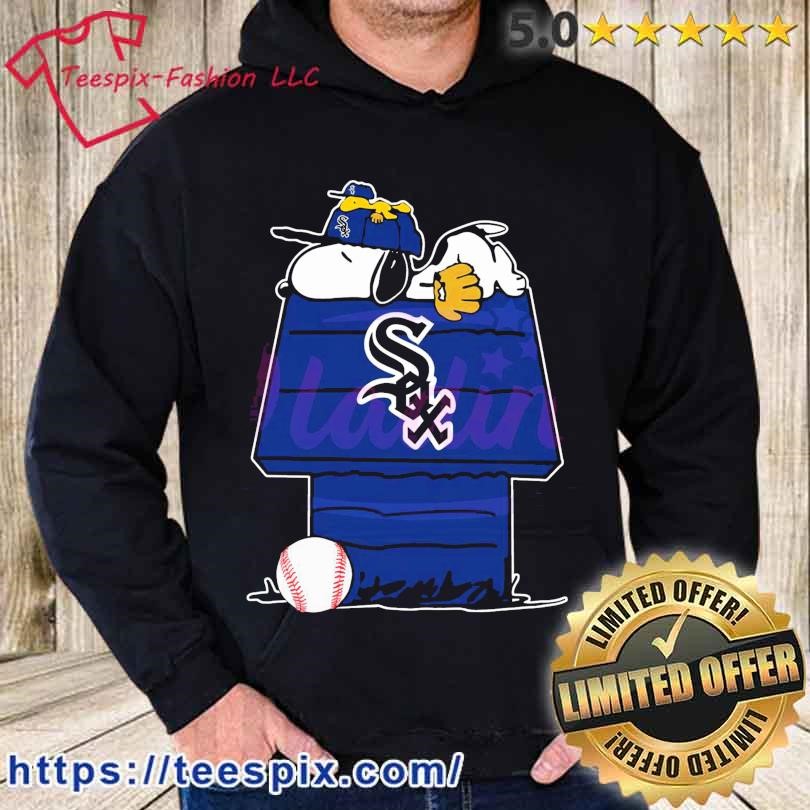 Chicago White Sox MLB Team Snoopy Sleep Shirt - Teespix - Store Fashion LLC