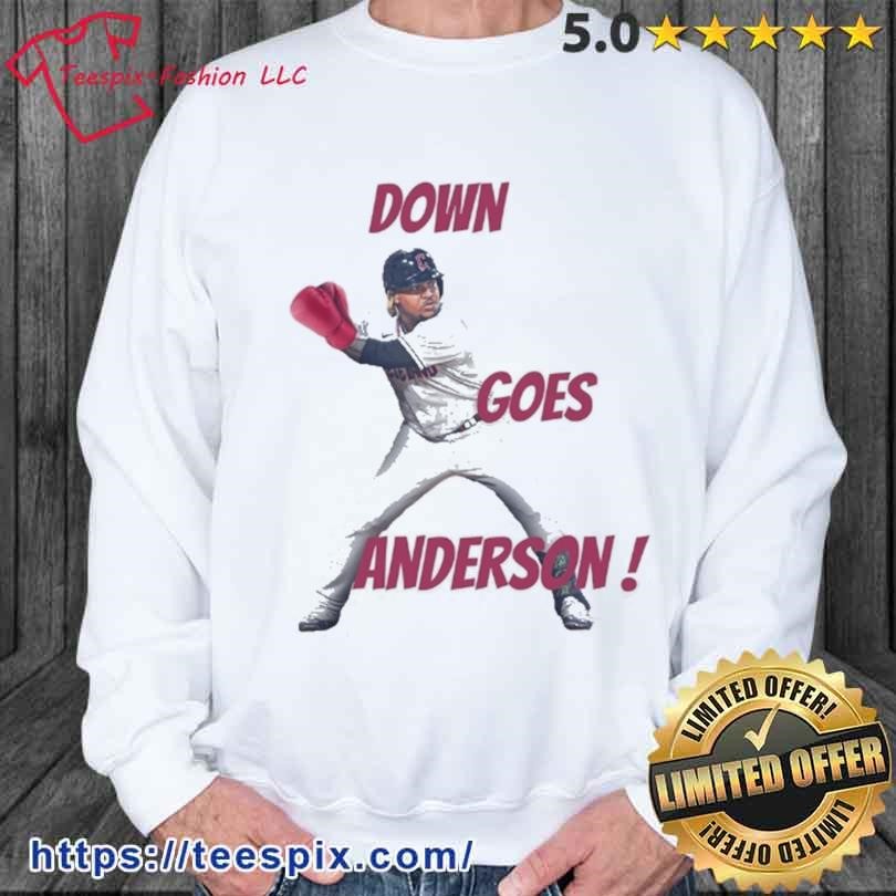 Jose Ramirez Down Goes Anderson Cleveland Guardians T-Shirt