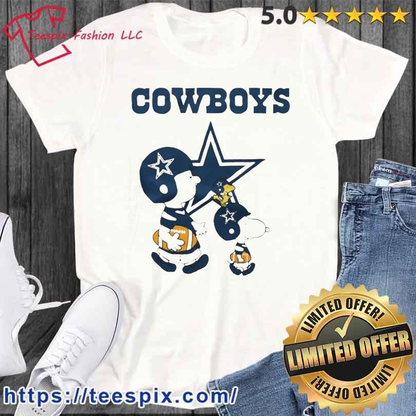 Dallas Cowboys christmas t shirt custom Snoopy - Dallas Cowboys Home