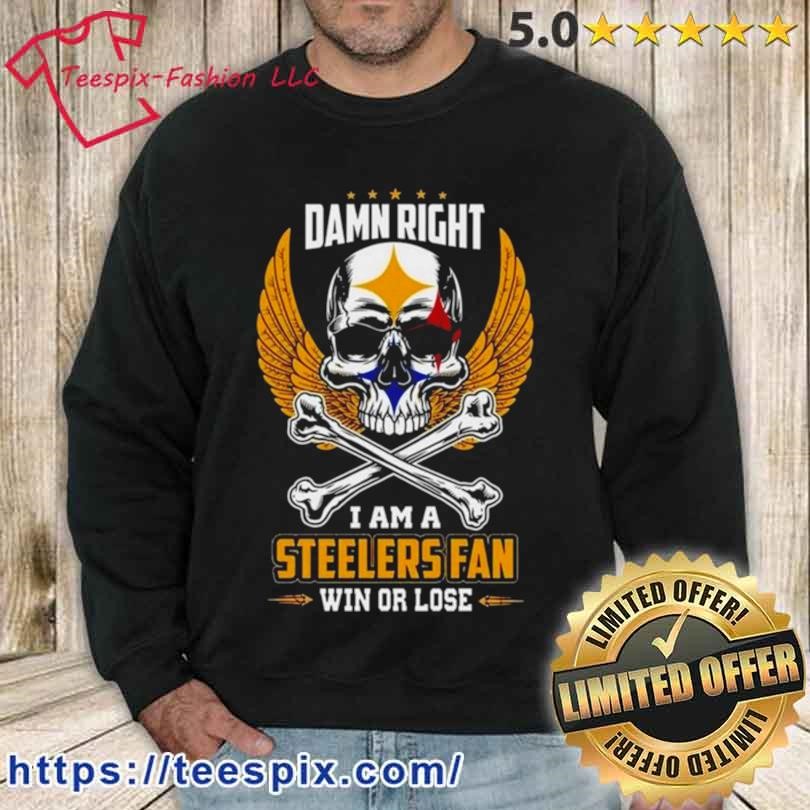 Skull Pittsburgh Steelers For Life T-Shirt, Hoodie