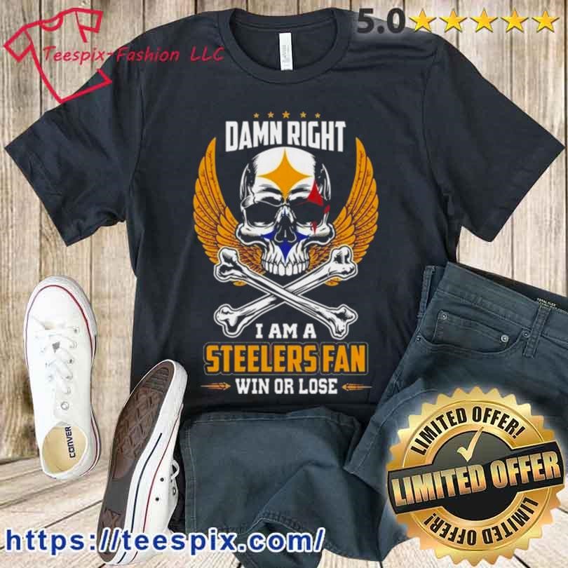 Skull Pittsburgh Steelers For Life T-Shirt, Hoodie