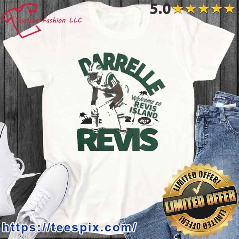 Darrelle Revis Gray New York Jets Retired Player Caricature Tri