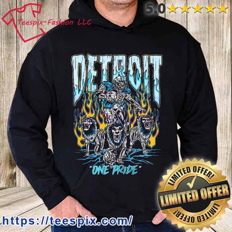 Detroit Lions this is one pride logo shirt, hoodie, sweater and v