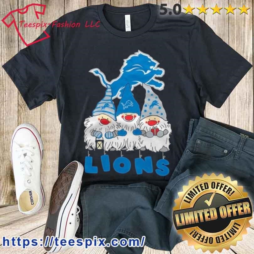 Detroit Lions The Gnomes Christmas Shirt - Teespix - Store Fashion LLC