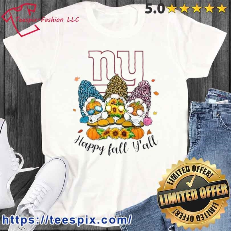 Gnomes Happy Fall Y'all Los Angeles Rams Shirt