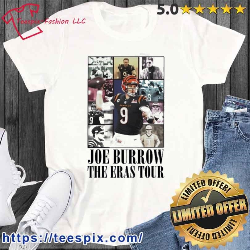 Joe Burrow The Eras Tour Shirt Vintage Joe Burrow Tshirt America