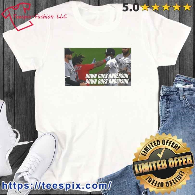 Official down Goes Anderson Shirt Ramirez's Punch-Out Shirt Jose