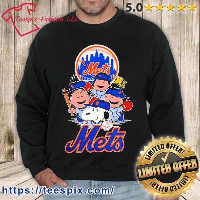 Charlie Brown And Snoopy Playing Baseball New York Mets Mlb 2023