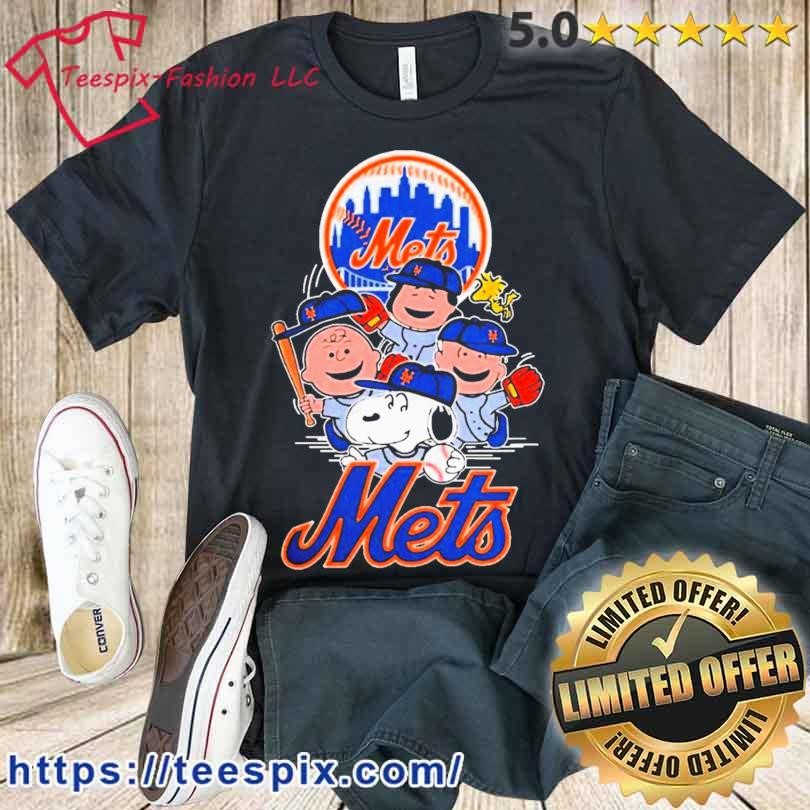 Mlb New York Mets Snoopy Charlie Brown Woodstock The Peanuts Movie Baseball  2023 Shirt - Teespix - Store Fashion LLC