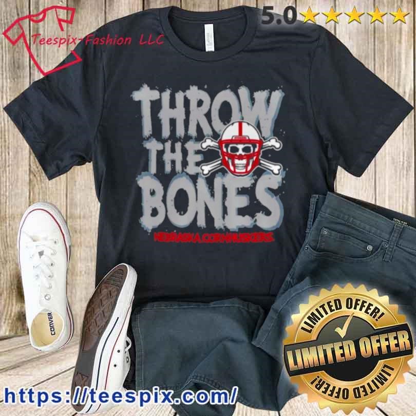 Nebraska Cornhuskers Throw The Bones Shirt