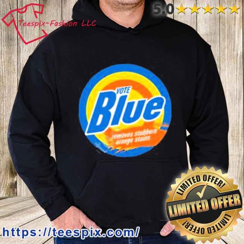 Official Jack Hopkins Vote Blue Removes Stubborn Orange Stains Shirt hoodie.jpg